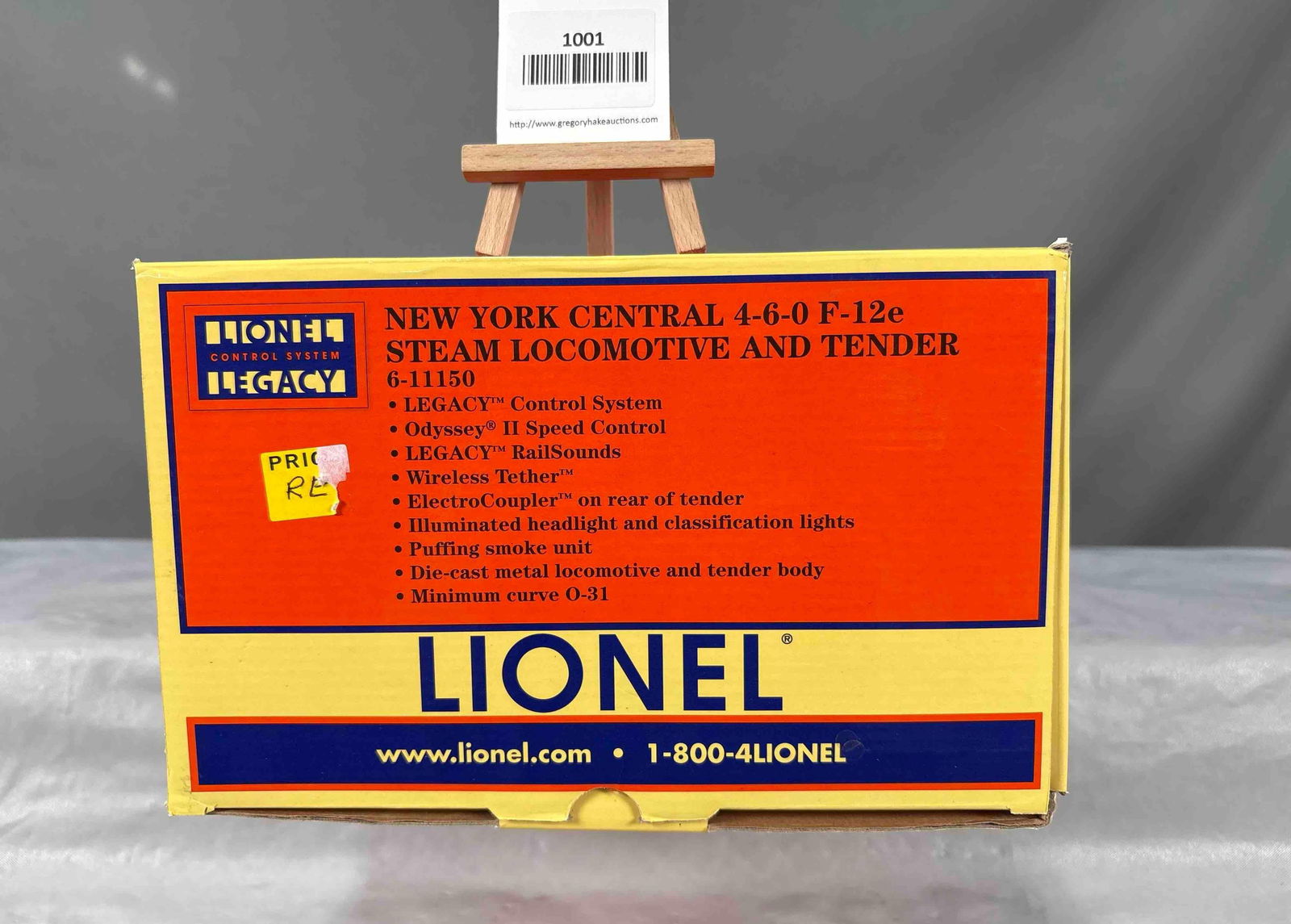 Lionel Legacy NYC 4-6-0: HTF Lionel Legacy equipped NYC F12e 4-6-0 Locomotive and tender. Gorgeous small format legacy loco. C9 Condition with minimal run time SKU 6-11150, C9