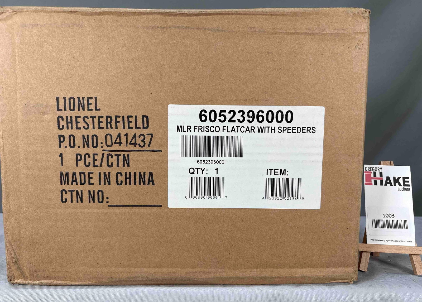 Lionel Frisco Flat Car w/Speeder (1 of 2)