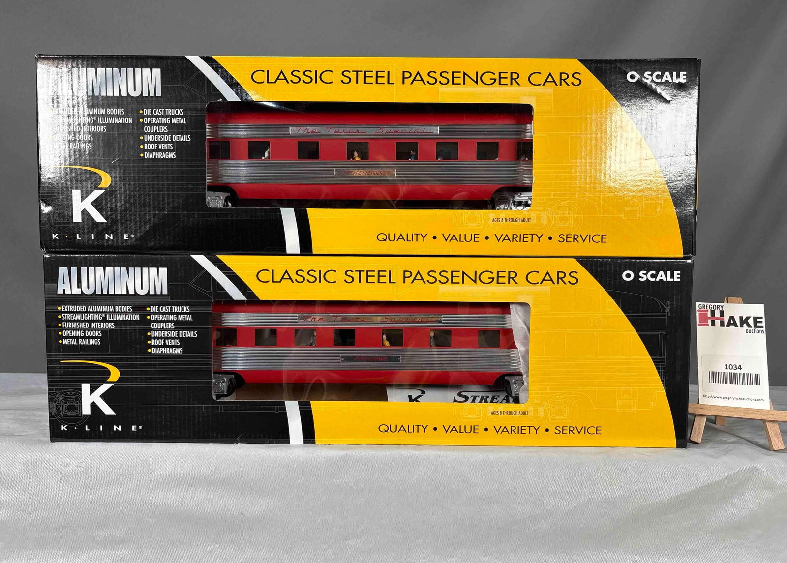 K-Line Texas special 18in passenger car 2 pack (1 of 4)