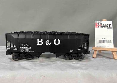 3rd Rail B&O 55 Ton offset brass hopper