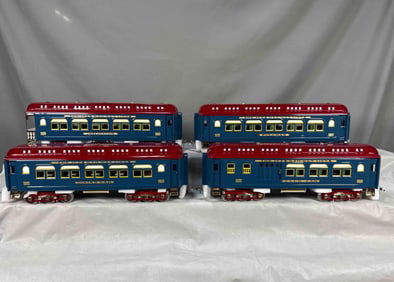 MTH Tinplate Traditions Ives National Limited Cars