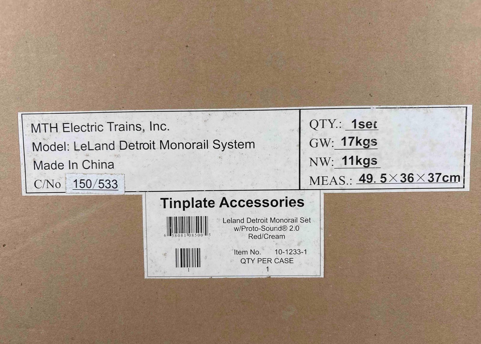 MTH AF Leland- Detroit Monorail Set (1 of 2)