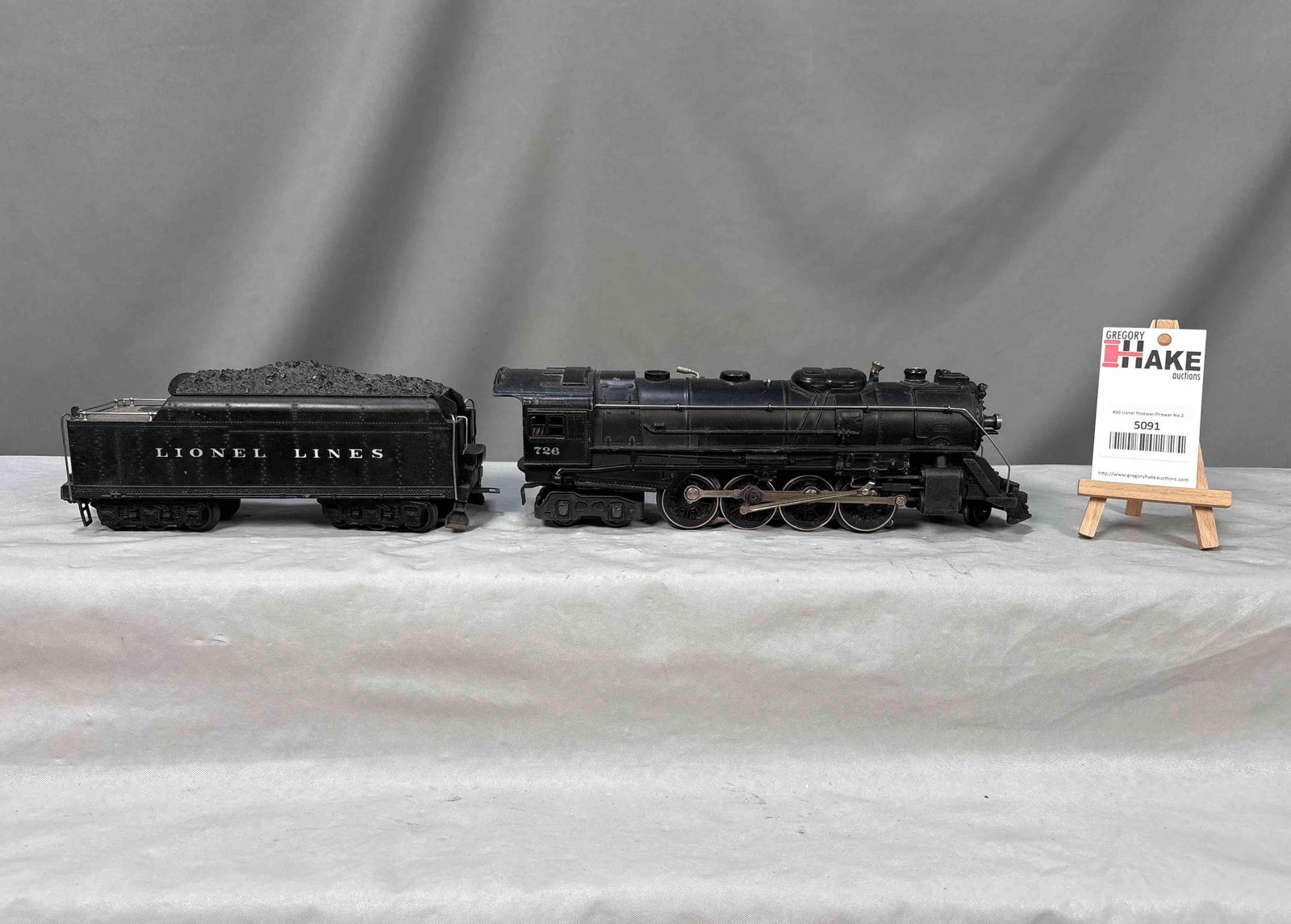 Lionel Postwar 726 Berkshire Steam Locomotive w/ 2426W Tender (1 of 6)