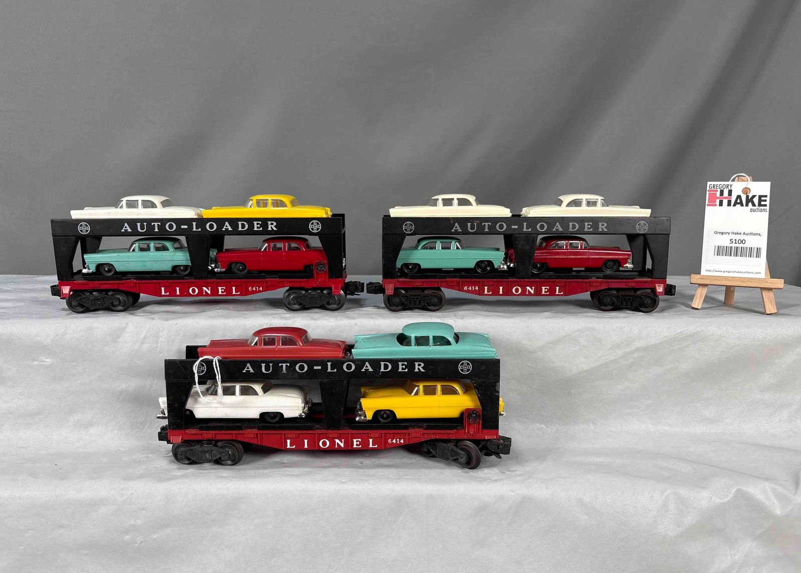 3 Lionel Postwar 6414 Auto Loaders (1 of 6)