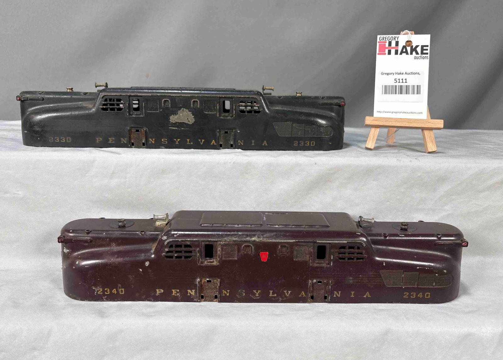 Lionel Postwar 2340 Tuscan & 2330 Green GG1 Shells ONLY (1 of 6)