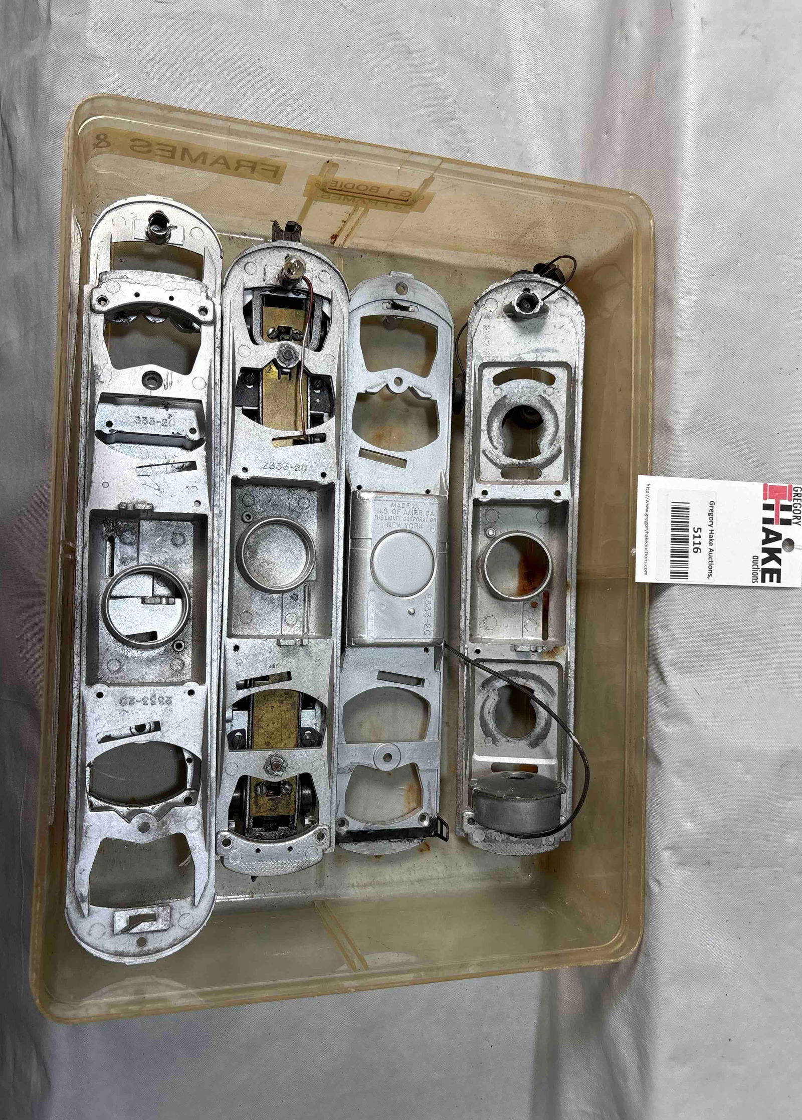 Lionel Postwar Silver F3 A Unit Frames (1 of 1)