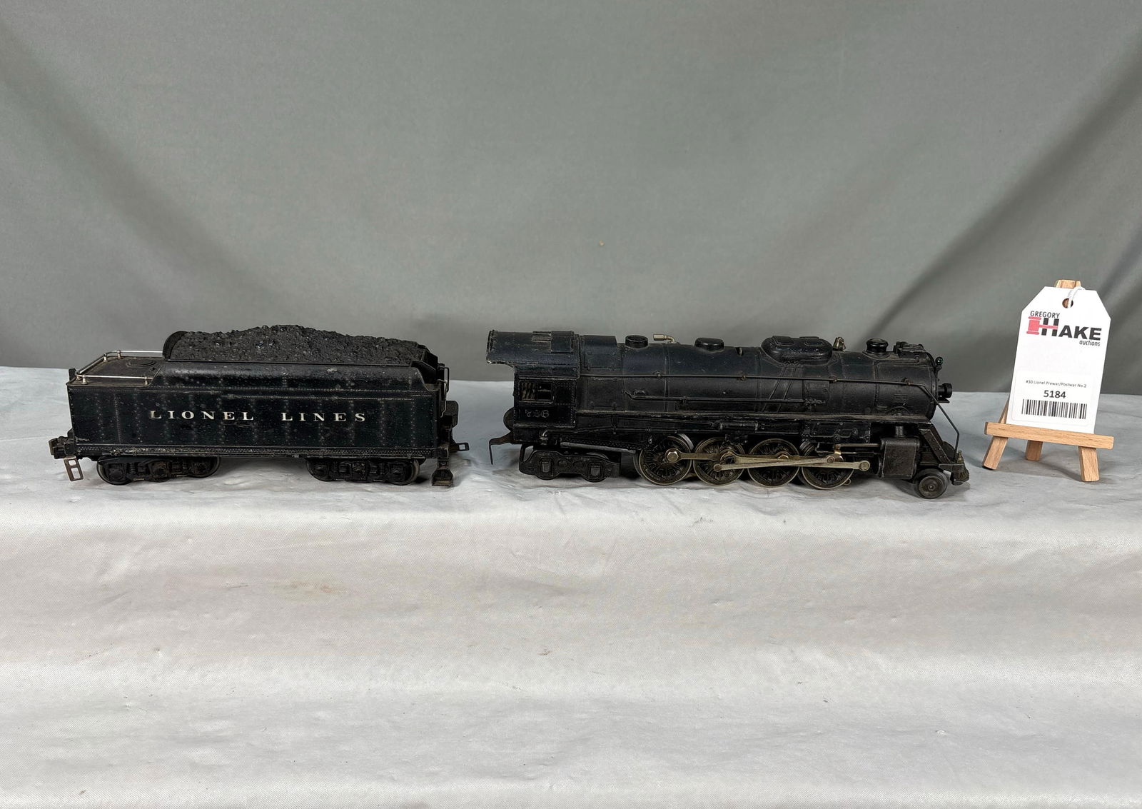 1947 Lionel Postwar 726 Berkshire Steam Locomotive & 2426W 12-Wheel Tender (1 of 6)