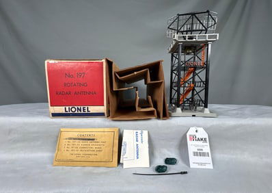 Lionel Postwar 197 Rotating Radar Antenna w/OB