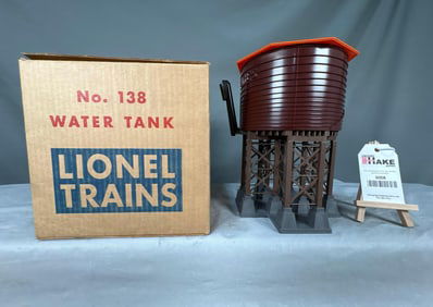 Lionel Postwar 138 Water Tank w/OB