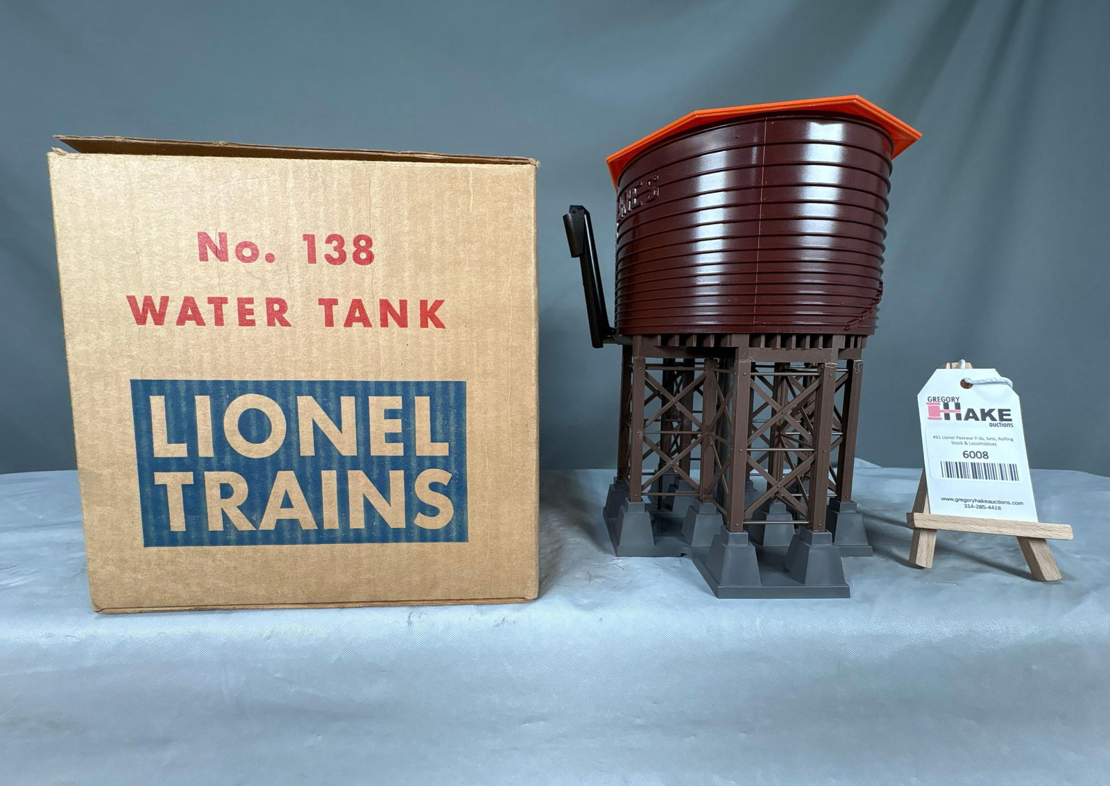 Lionel Postwar 138 Water Tank w/OB (1 of 9)