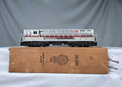 Lionel Postwar 2321 Lackawanna Grey Top FM Diesel Locomotive w/OB