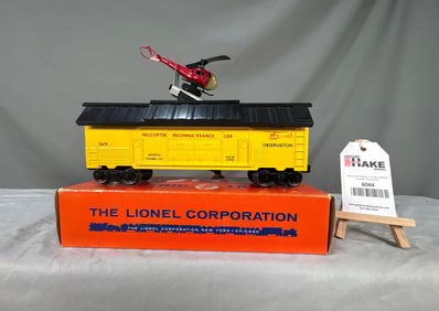 Lionel Postwar 3619 Reconnaissance Car w/Helicopter & OB