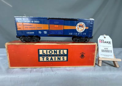 Lionel Postwar 6464-400 B & O Boxcar w/OB