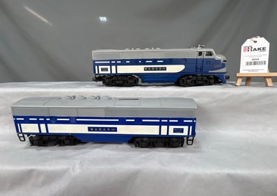 Lionel Postwar 2367 Wabash AB Diesel F3 Locomotives