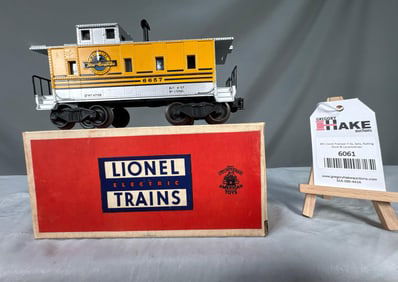 Mint UNRUN Postwar Lionel 6657 Rio Grande Caboose w/OB