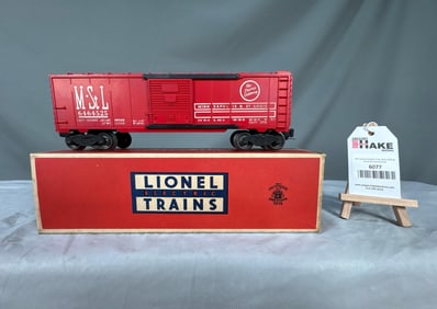 Unrun Lionel Postwar 6464-525 M & St Louis Boxcar w/ OB