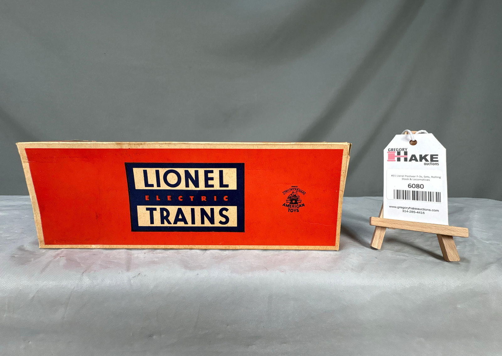 Lionel Postwar 6809 Flat w/ Military Units Empty Box Only (1 of 2)