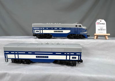 Lionel Postwar 2367 Wabash AB Diesel F3 Locomotives