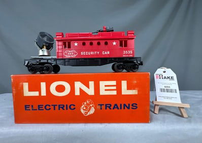 Lionel Postwar 3535 Security Car with Searchlight w/OB
