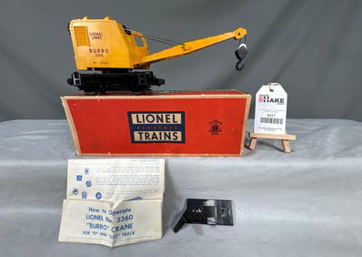 Lionel Postwar 3360 Burro Crane w/OB