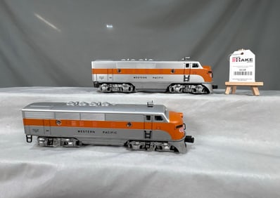 Lionel LTI 6-2355 Western Pacific F3 Diesel AA Locomotive Shells on Postwar Frames