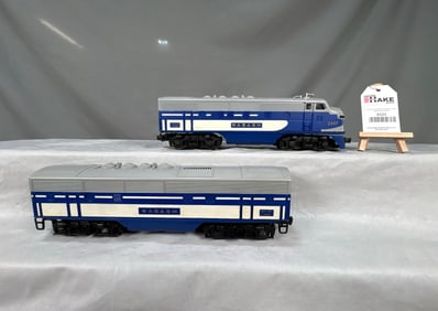 Lionel Postwar 2367 Wabash AB Diesel F3 Locomotives