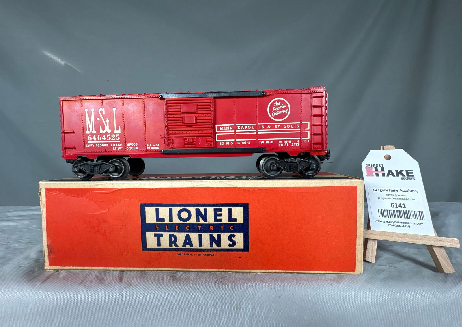 Lionel Postwar 6464-525 M & STL Boxcar w/OB (1 of 6)