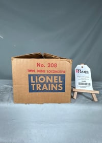 Lionel Postwar VERY TOUGH TO FIND 208 Santa Fe Master Carton