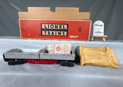 Lionel Postwar 3559 Operating Twin Dump Car w/OB