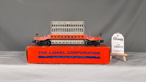 Lionel Postwar 6519 Dark Orange Allis Chalmers Car w/OB