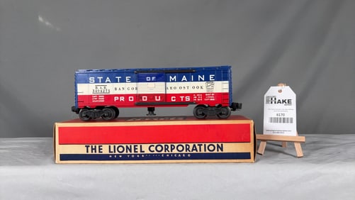 Lionel MINT Postwar 3494-275 State of Maine Operating Box Car w/OB