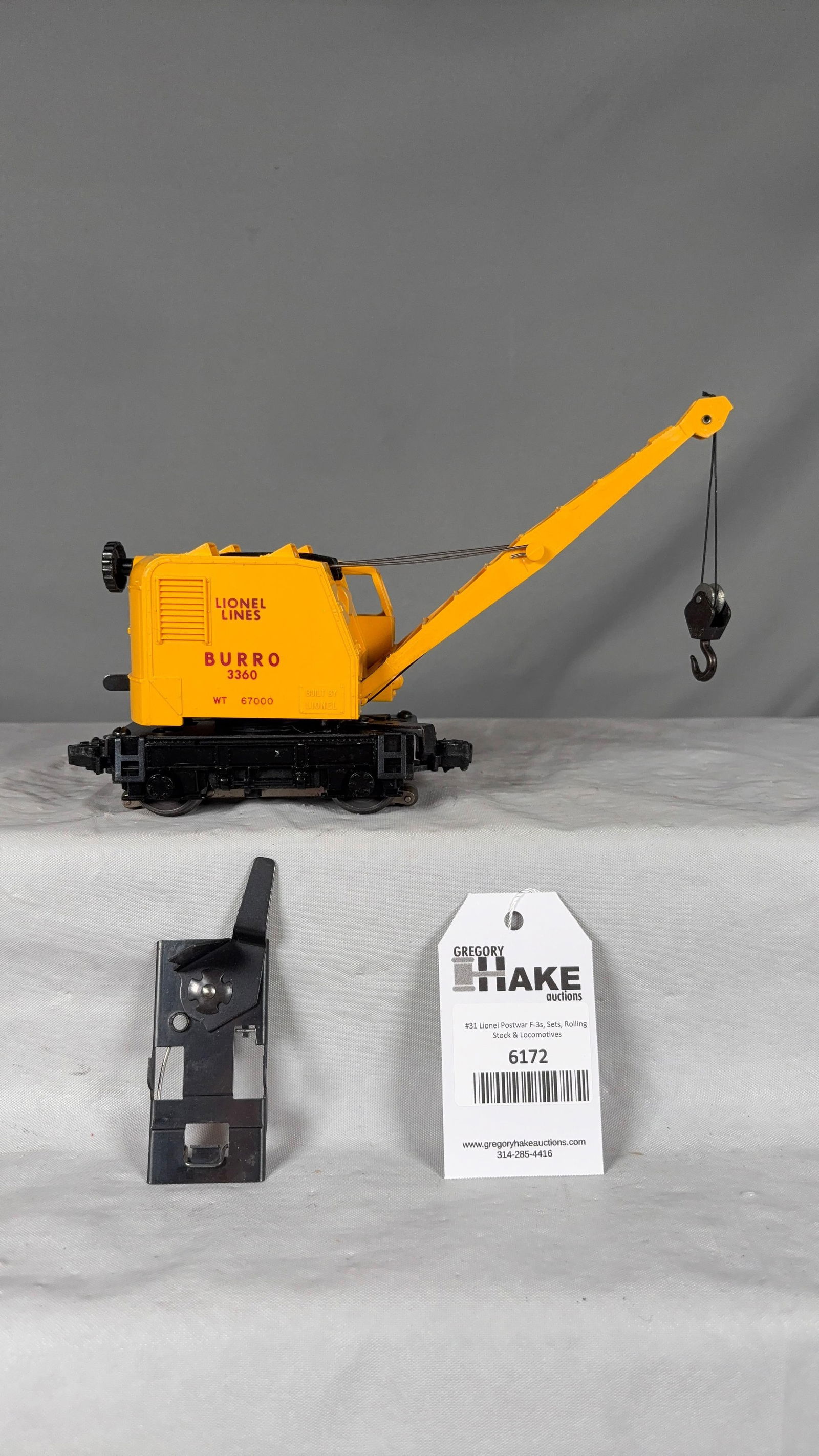 Lionel Postwar 3360 Burro Crane (1 of 6)
