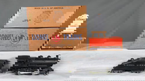 Lionel Postwar 1615 LT Steam Switcher & Tender Set w/OBs