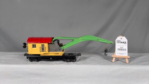 Beautiful Lionel Prewar 2810 Crane with Deep Dish Trucks