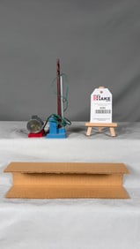 Lionel Postwar 3530 Operating Generator Car Pole Search Light & Insert