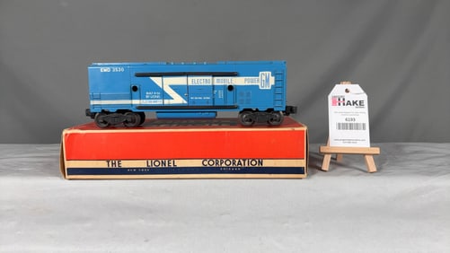Lionel Postwar 3530 Operating Generator Car w/OB