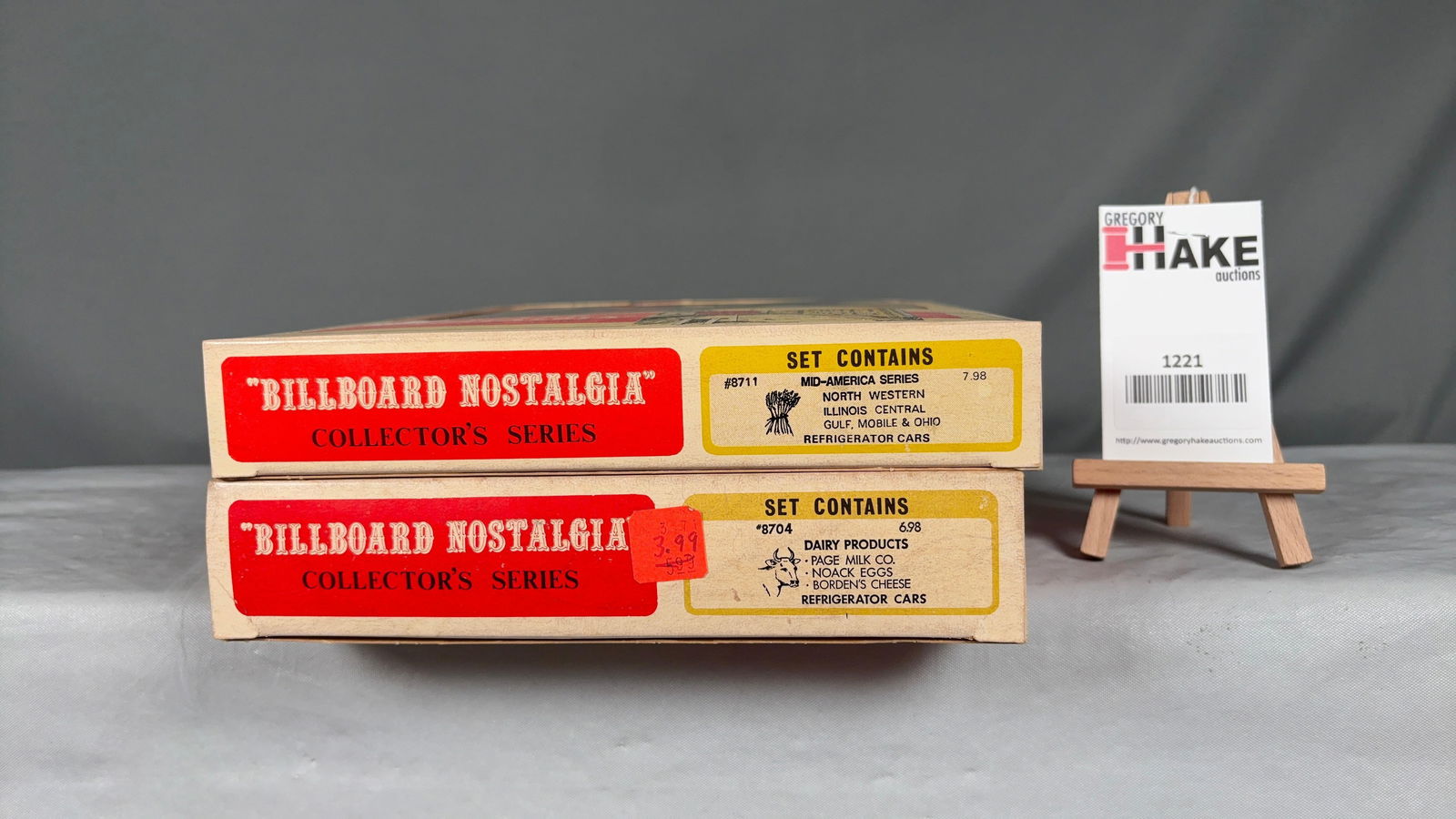 TM Train Miniature Billboard Nostalgia Collector's Trains w/OB (1 of 2)