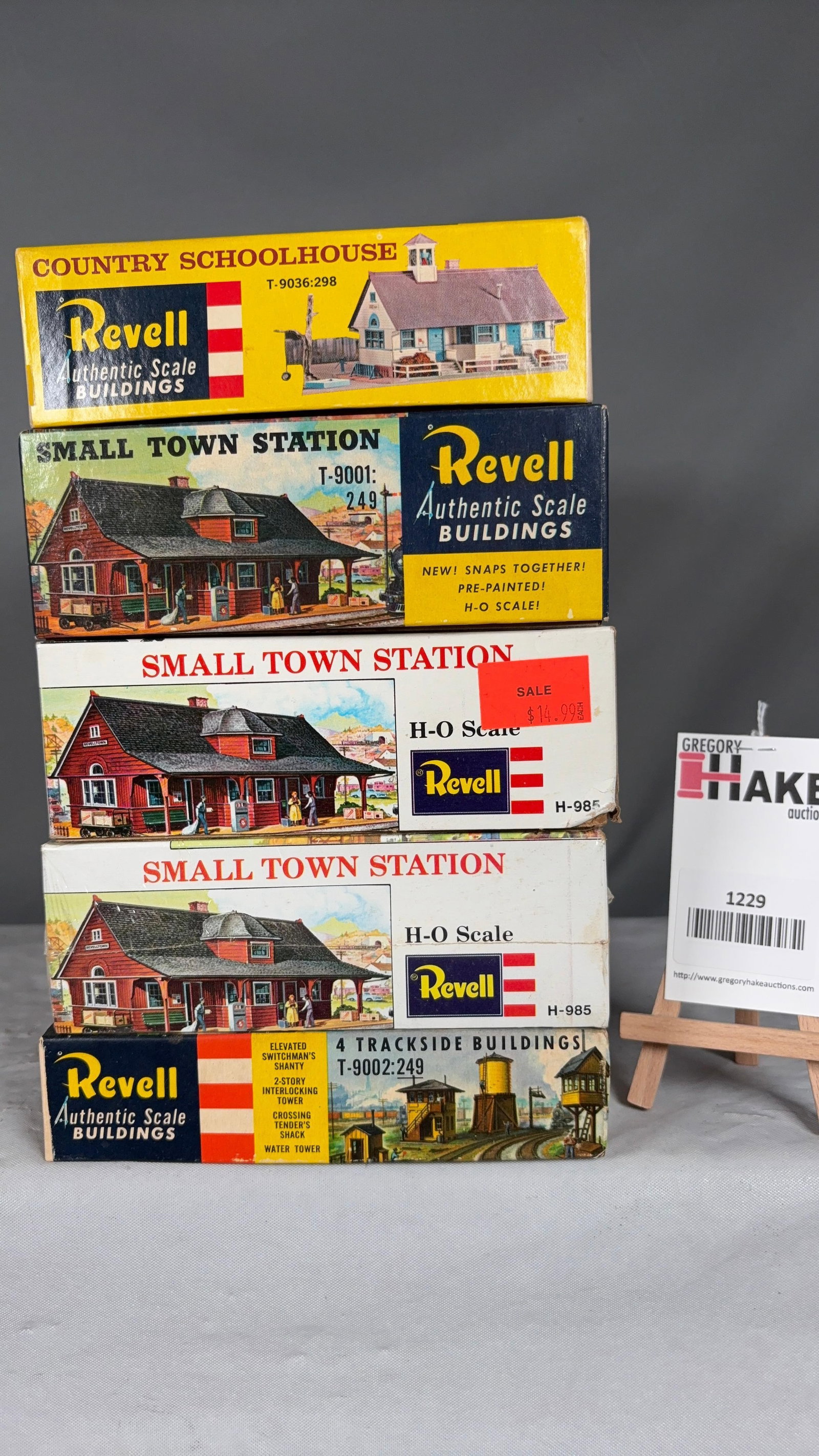 Lot of 5 Ravell HO Building Kits w/OB (1 of 2)