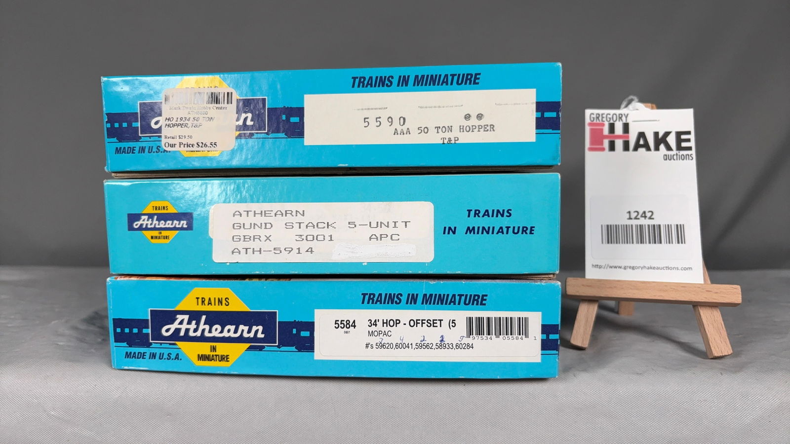 Lot of 3 Athearn HO Freight Sets w/OB (1 of 2)