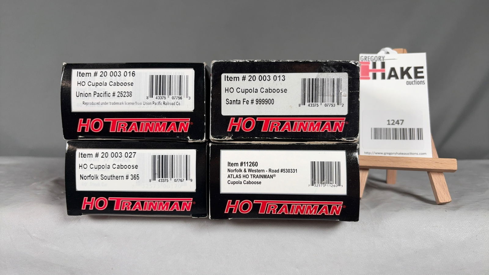 Atlas Lot of 4 HO Freight Cars w/OB (1 of 2)