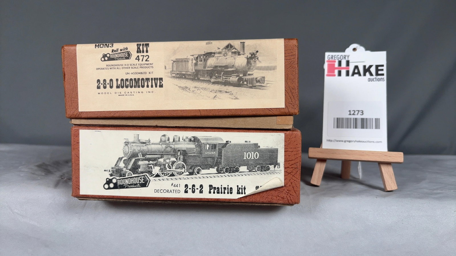 Lot of 2 Roundhouse HO Locomotive Kits w/OB (1 of 2)