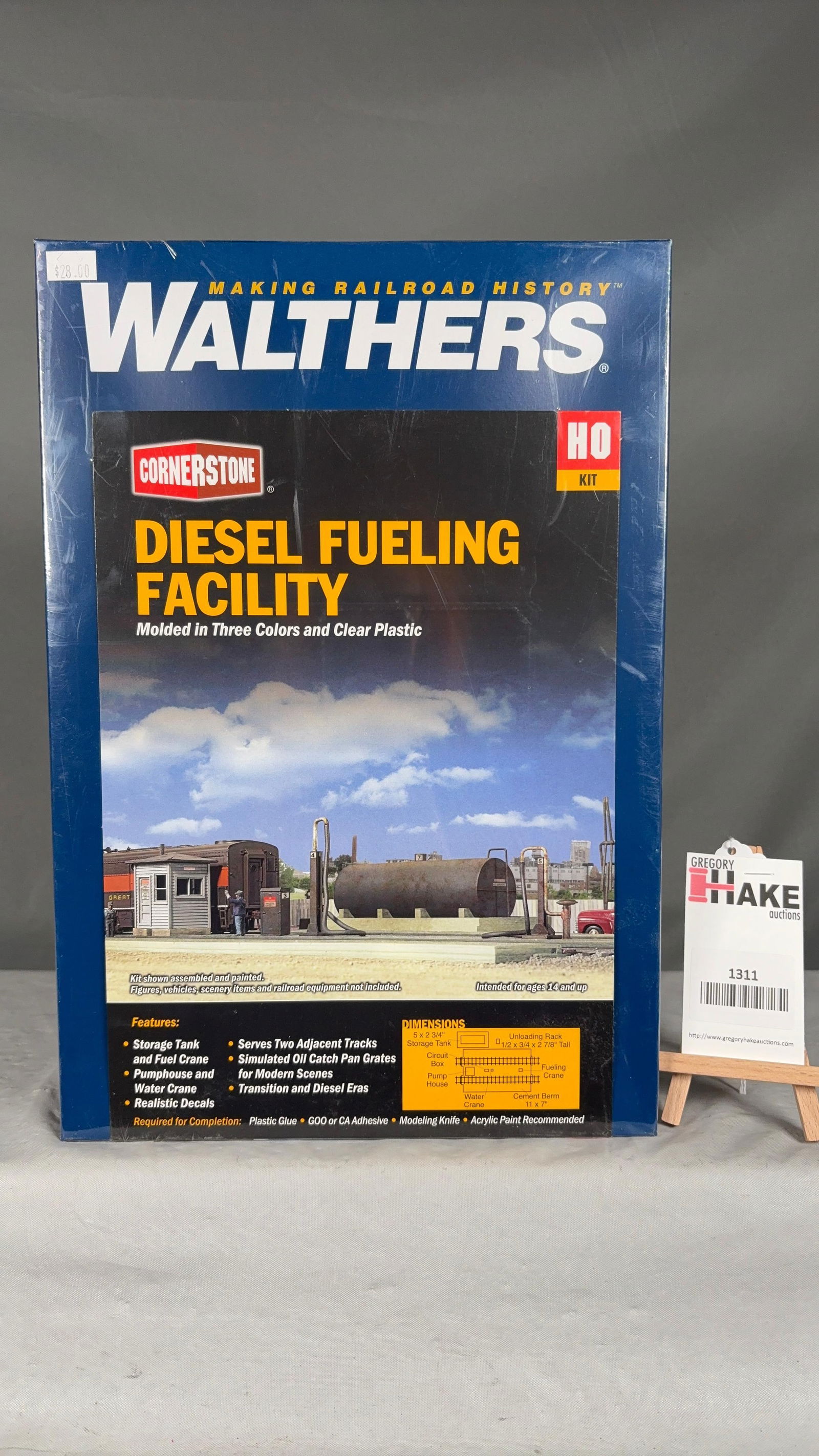 Walthers HO Diesel Fueling Facility Kit w/OB - 2