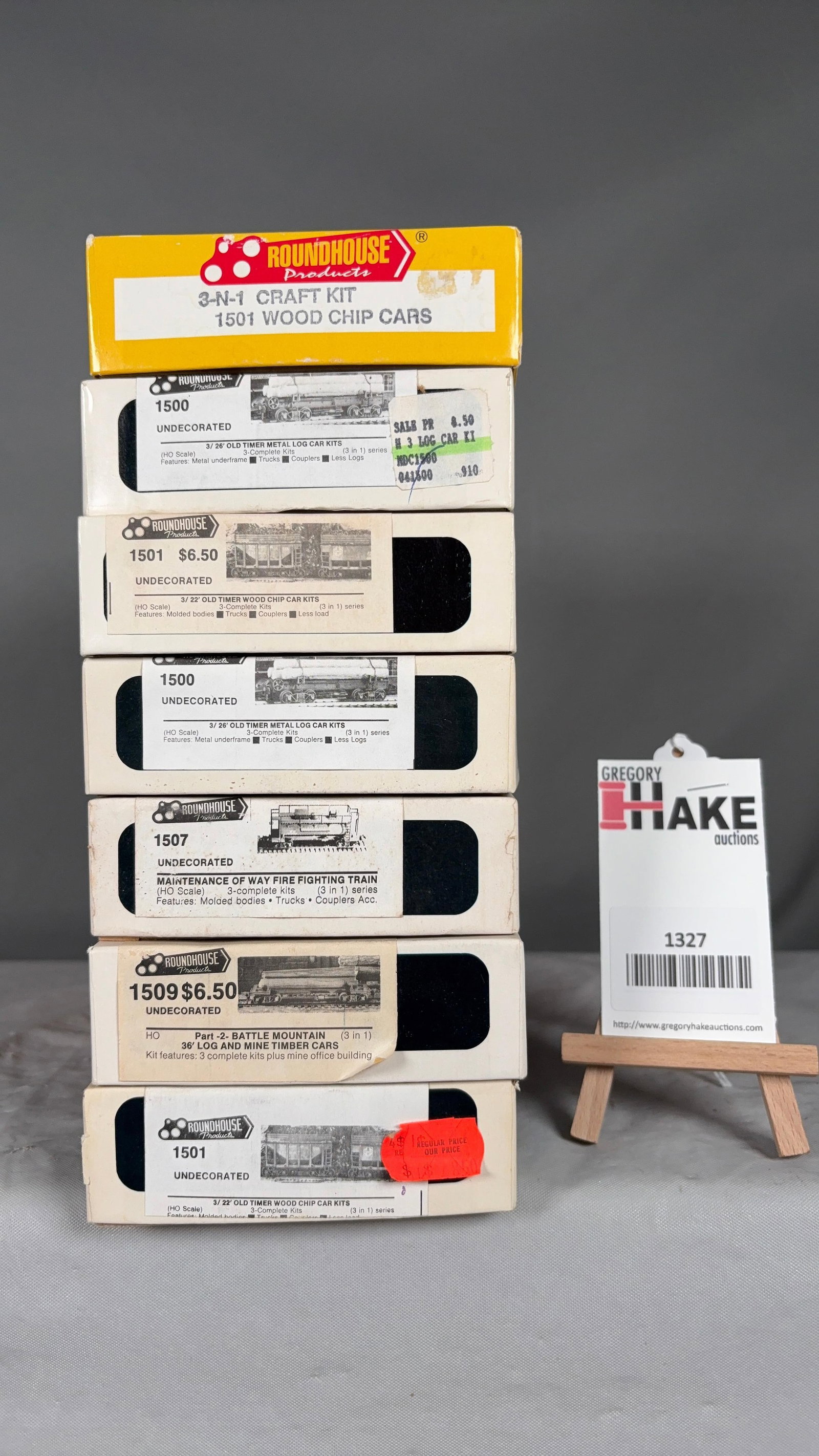 Lot of 7 Roundhouse HO Miscellaneous Cars w/OB (1 of 2)