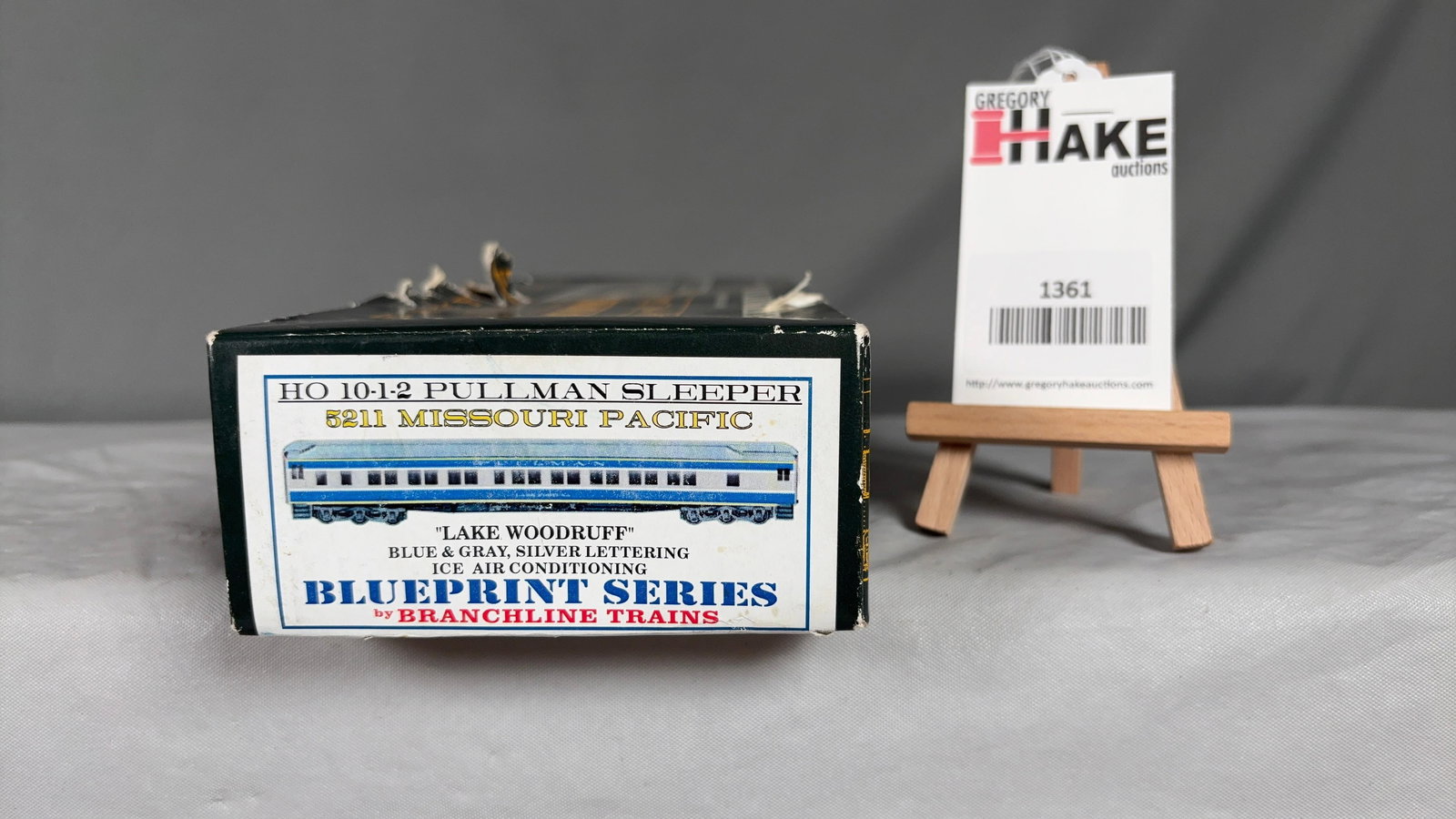 Branchline HO Blueprint Series 5211 MOPAC Sleeper Kit w/OB: Branchline HO Blueprint Series 5211 MOPAC Sleeper Kit w/OB, C7/8.Size13x5x3