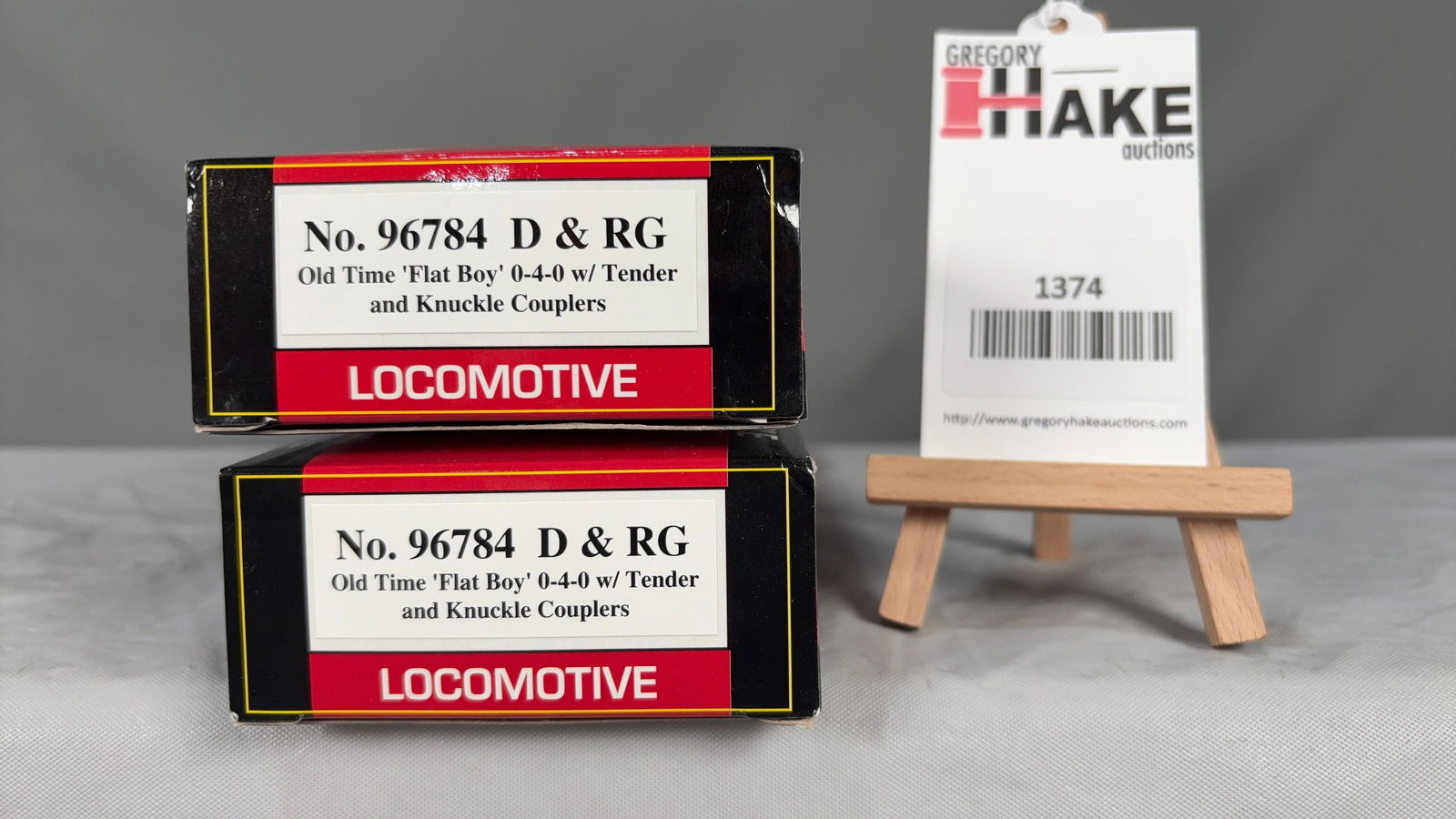 Model PowerLot of 2 HO Scale Locomotive and Tender w/OB (1 of 2)