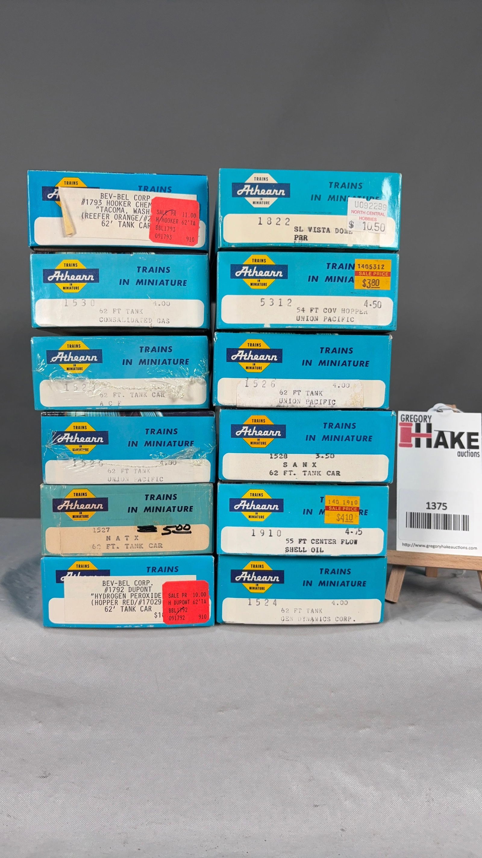 Lot of 12 Athearn HO Miscellaneous Freight Cars w/OB (1 of 2)