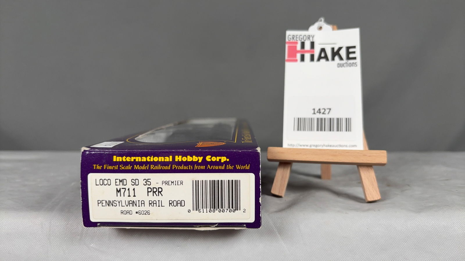 International Hobby Corp. HO 6026 Pennsylvania Locomotive w/OB: International Hobby Corp. HO 6026 Pennsylvania Locomotive w/OB, C7/8.Size13x4x2