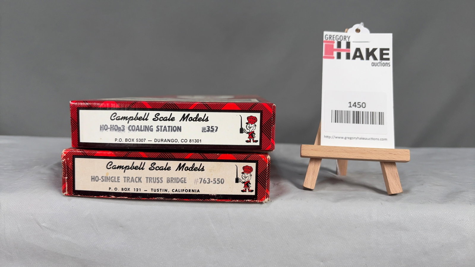 Campbell Scale Models Lot of 2 HO Accessories w/OB (1 of 3)