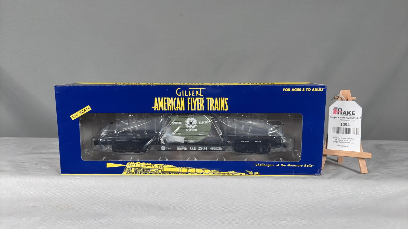 American Flyer 6-48238 2004 NASG Car GE Cable Reel Flatcar w/ OB - 2