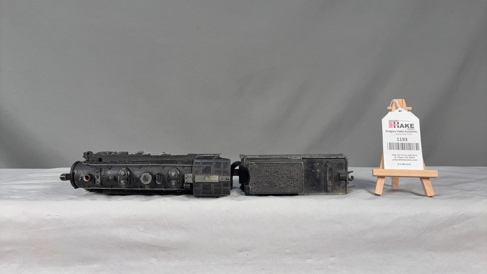 American Flyer Postwar 342 0-8-0 Steam Loco Switcher and Tender - 3